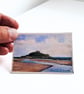 Original ACEO Miniature Watercolour Painting St Michaels Mount Marazion Cornwall - Image 6