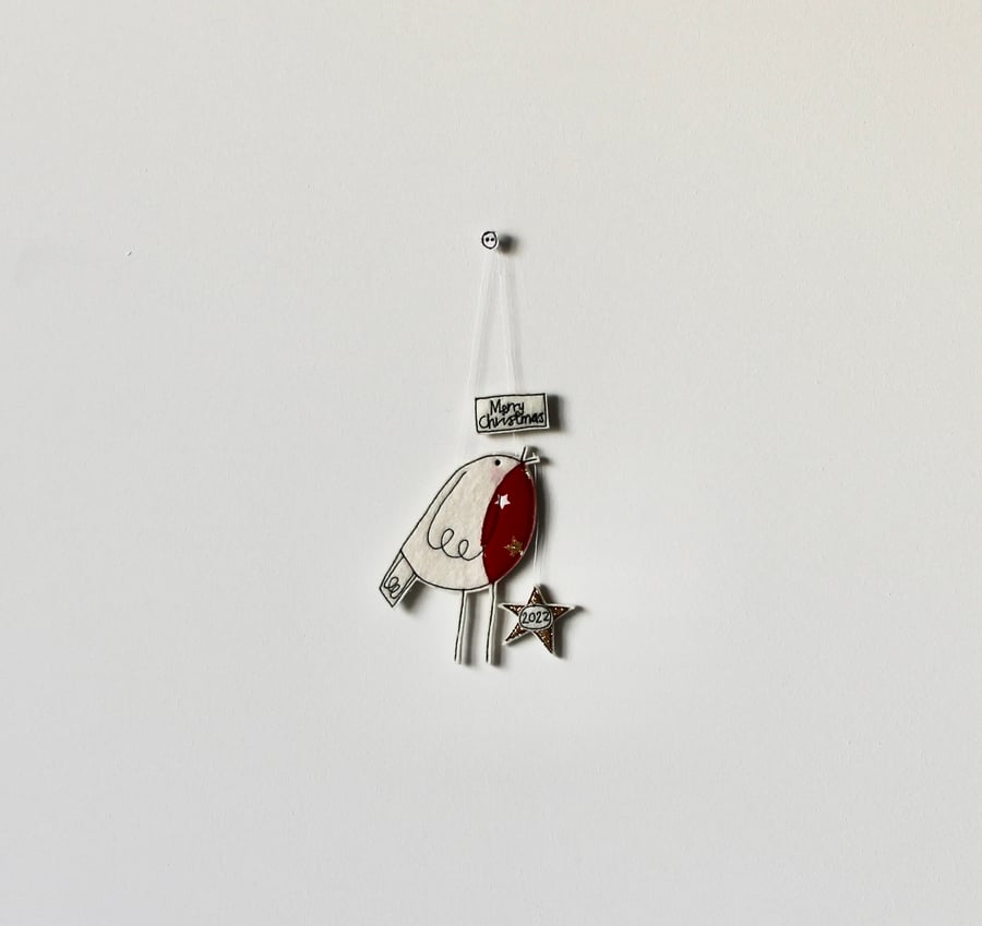 'Mr Robin 2022' - Hanging Decoration