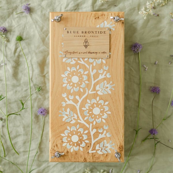 Heirloom Wooden Flower & Stem Press - Botanical Press - Nature lovers gifts