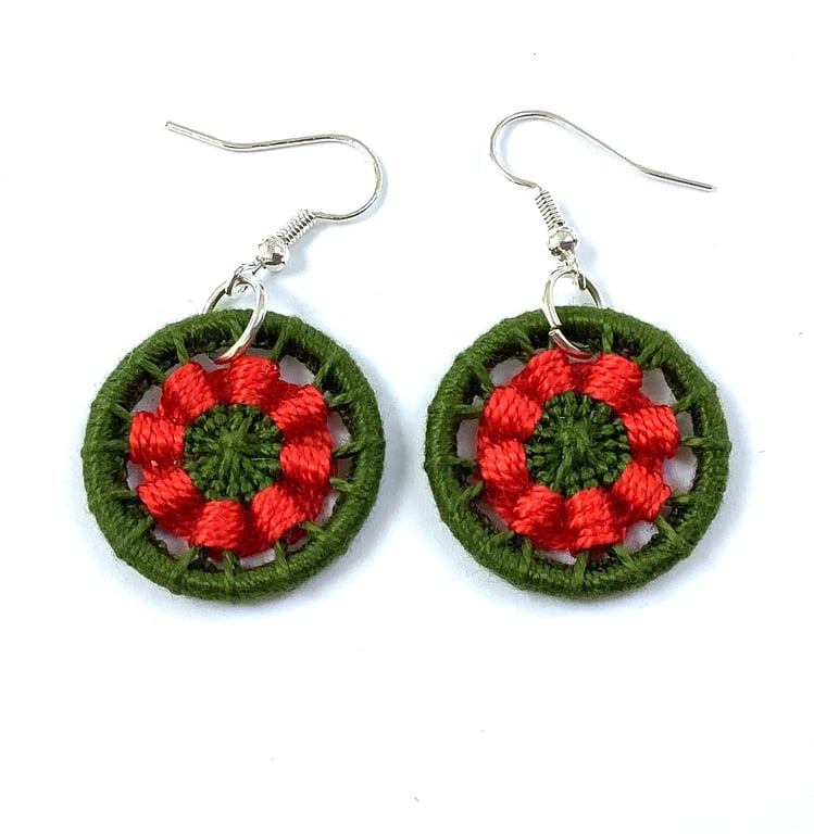 Dorset Button Earrings