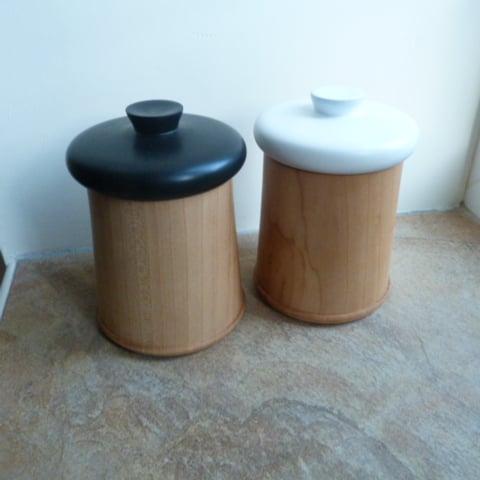 A  PAIR  OF  MEDIUM  KITCHEN  CONTAINERS