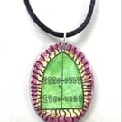 Magical Door Enamelled Pendant