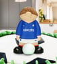 Rangers FC Cake Topper - Personalised Birthday Gift Football Keepsake Glasgow Ra