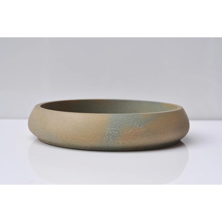 Medium Concrete Bowl: Handmade Minimalist Home Decor Storage Dish