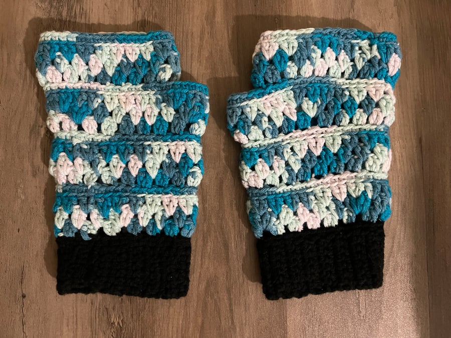 Handmade Crochet Fingerless Gloves