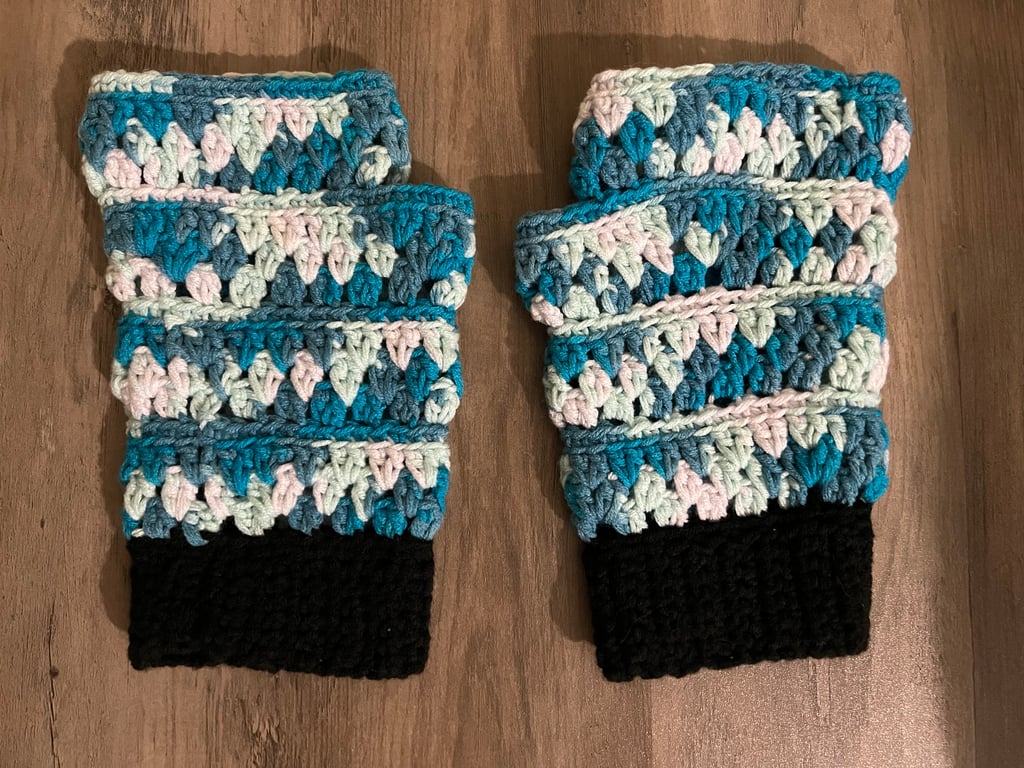 Handmade Crochet Fingerless Gloves