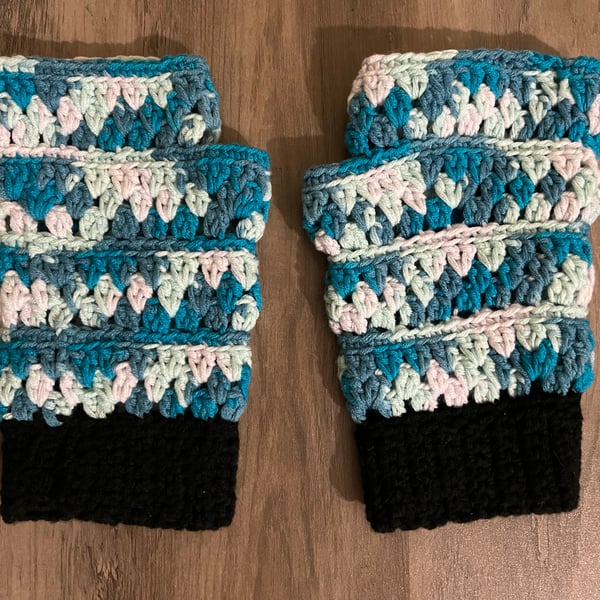 Handmade Crochet Fingerless Gloves