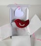 'A little bird told me' wool felt and crochet bird letterbox gift. - Image 10