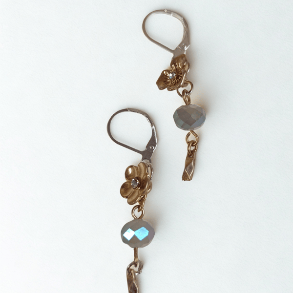 Crystal & Silver Drops