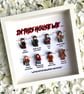 Stranger Things "In This House We" 8 Minifigure Frame