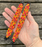 Paracord Bracelet - Orange & Yellow - Image 1