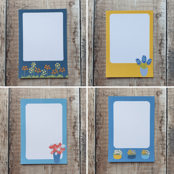 Spring Set 1 Gift Notes - Set of 4 Sheets