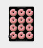 Funny Vinyl Sticker Sheet For Adults - Pink Doughnut