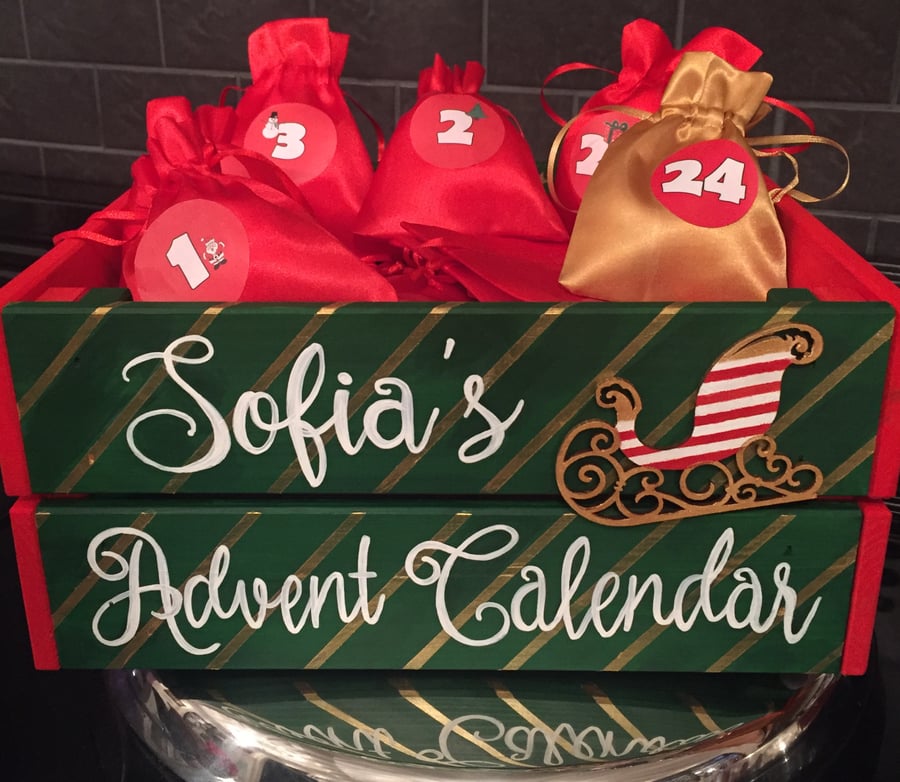 Christmas Advent Calendar Beautifully Handmade 