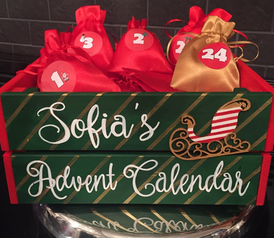 Christmas Advent Calendar Beautifully Handmade 