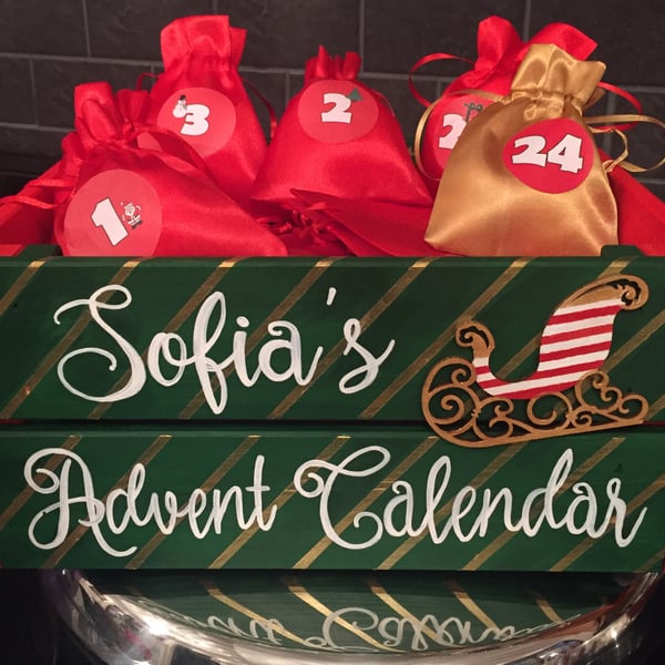 Christmas Advent Calendar Beautifully Handmade 