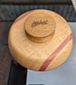 Handmade Oak, Purple heart & Lacewood Wooden Bowl, small fruit bowl - Image 2