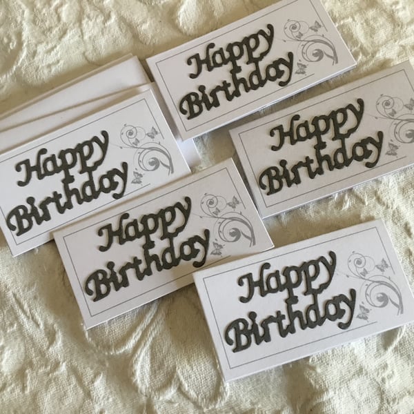 Birthday gift tags. Handmade gift tags. Pack of gift tags. 10 tags. Ref 172