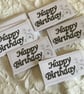 Birthday gift tags. Handmade gift tags.  10 tags. Ref 172. Perfectly imperfect  - Image 1