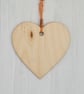 Decoupaged Wooden Hanging Heart 15cm (6") Toy Safari design - Image 6