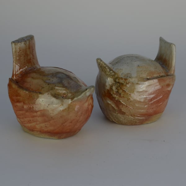 Wood fired ceramic  wren