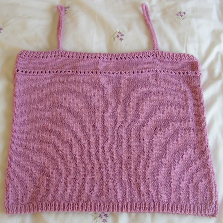 KNITTING PATTERN PDF Sun Top