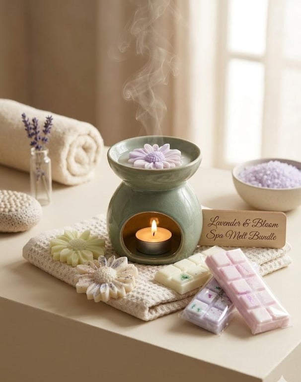 Self Care Bundle, Essential Oil Wax Melts, Spa melts, Vegan, Uk Handmade