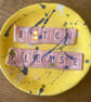 Bitch please handmade ceramic plate - Image 1