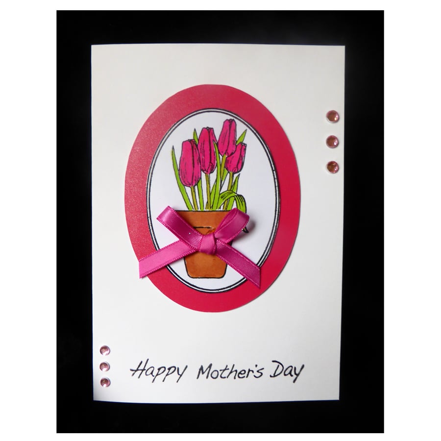 Pot of Tulips for Mother's Day (MD448)