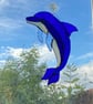 Stained Glass Dolphin