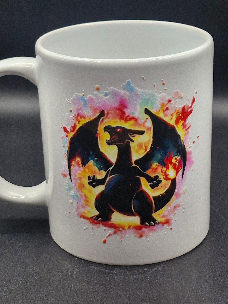 New Charizard Mug Pokemon Go Fan Art Japanese Anime 