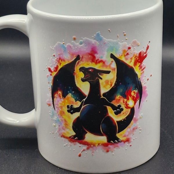 New Charizard Mug Pokemon Go Fan Art Japanese Anime 