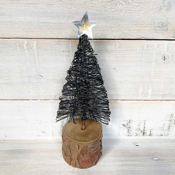 Handmade Wire Christmas Tree Decoration Gift
