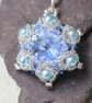 Crystal Rivoli Pendant in Light Sapphire - Image 2