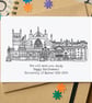 Retirement or Leaving Personalised Skyline Card - Image 2