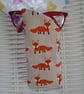 Hessian Fox Glasses Case Lined & Padded  - Image 1