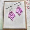 Sterling Silver & Czech Glass Earrings 