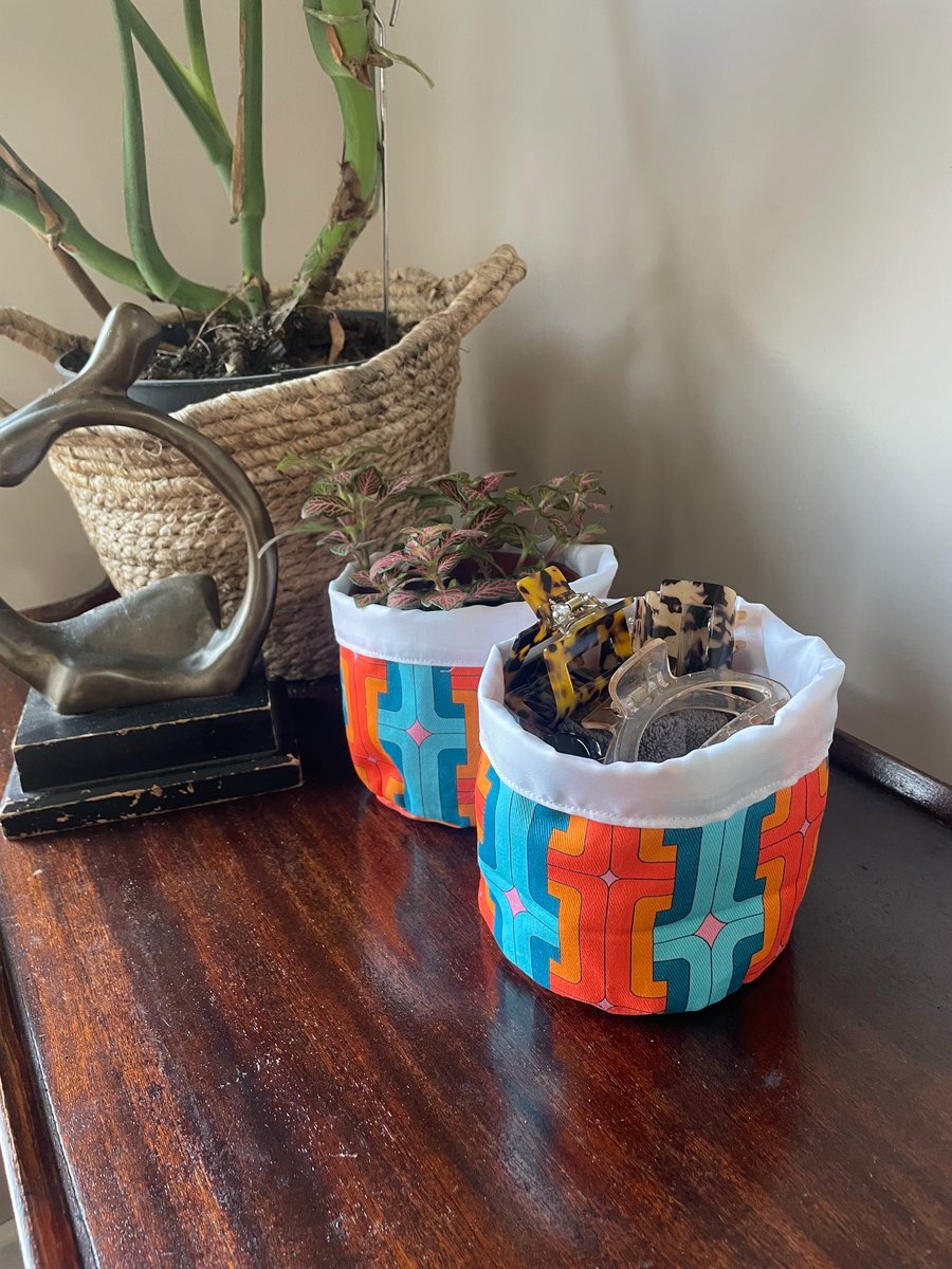 Saffron Fabric Pot Cover