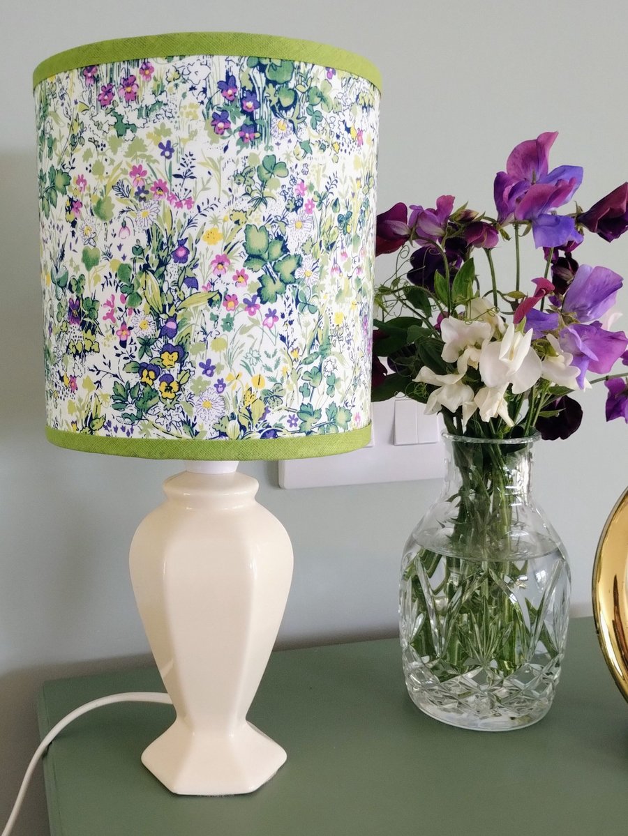 Monet Classic Cylindrical Drum Lampshade.