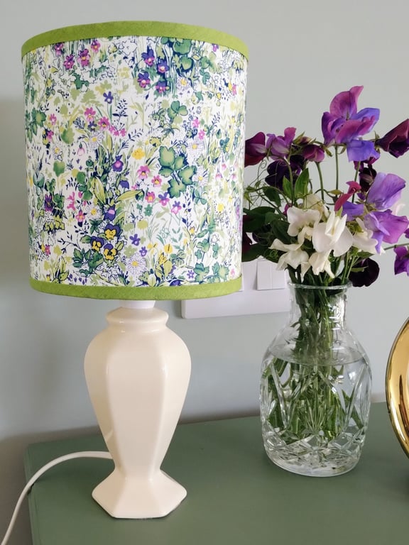 Monet Classic Cylindrical Drum Lampshade.