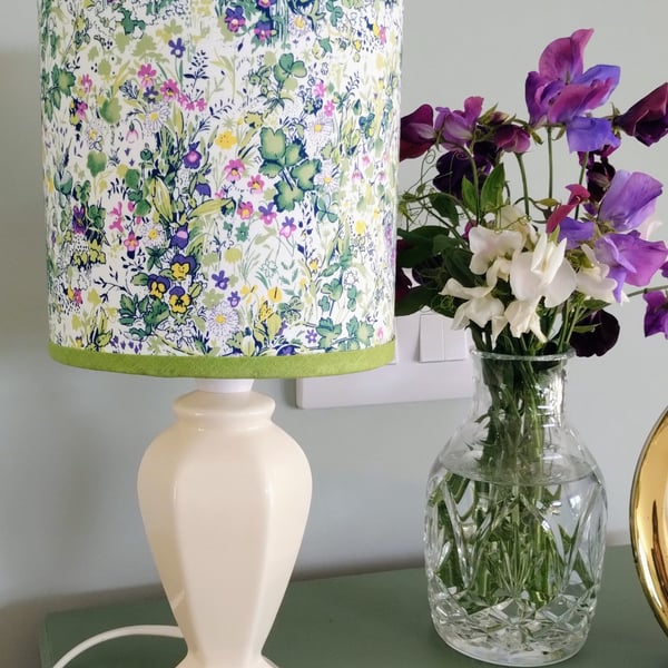 Monet Classic Cylindrical Drum Lampshade.