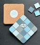 Coaster Set - Two Mosaic Chequerboard Coasters - Image 3