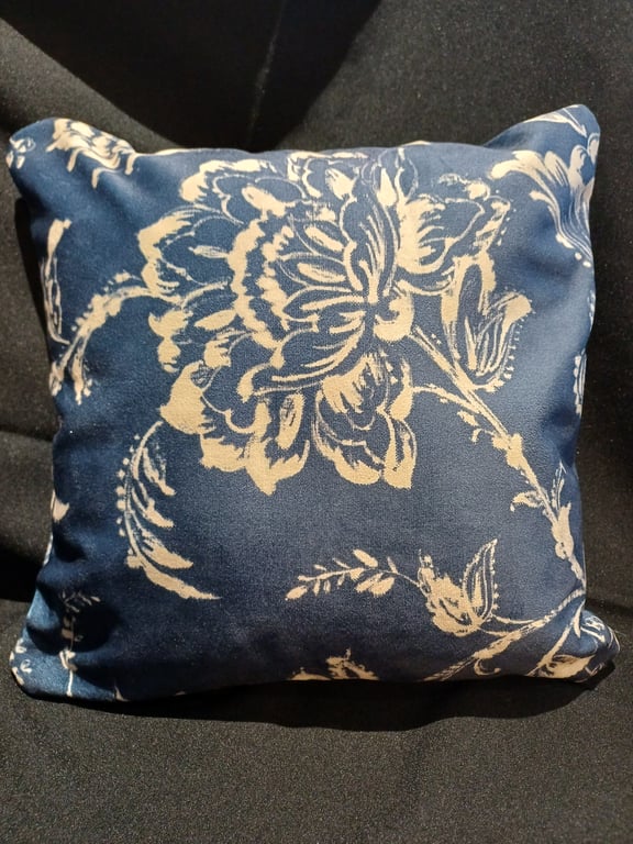 handmade blue velvet Cushion