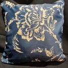 handmade blue velvet Cushion