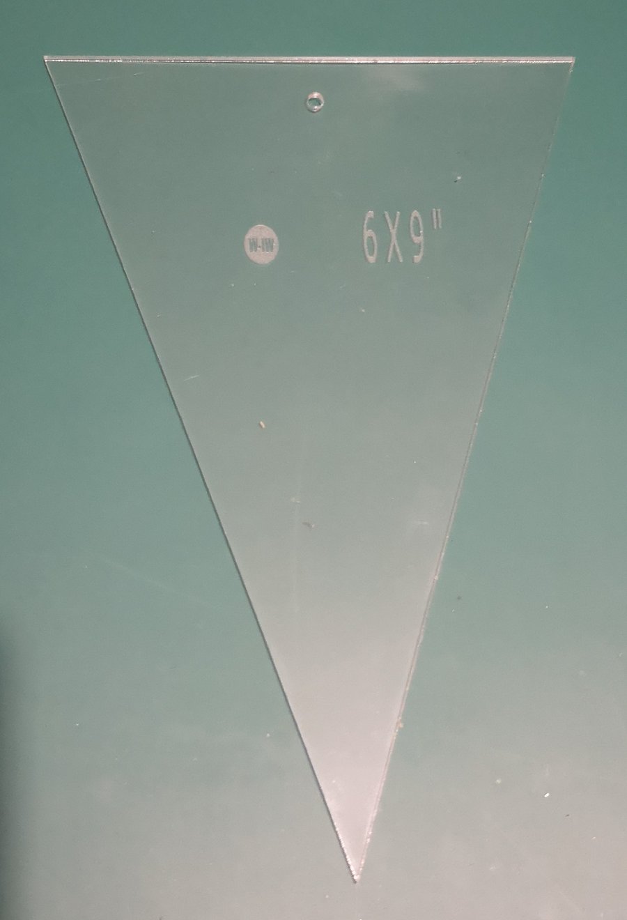 Homemade Acrylic Bunting template