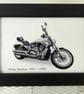 Harley Davidson VRSC VROD - 4x6" or A4 Photo in a Black or White frame - Image 6