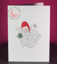 Santa’s Snack, Blank Christmas Card  - Image 2