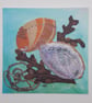 Guernsey Ormer Print - 12cm x 12cm - Unique Coastal Artwork - Image 3