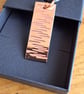 Hammered Copper bar Necklace, Handmade pendant - Image 2