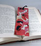 Handmade decoupage poppy bookmark - Image 1